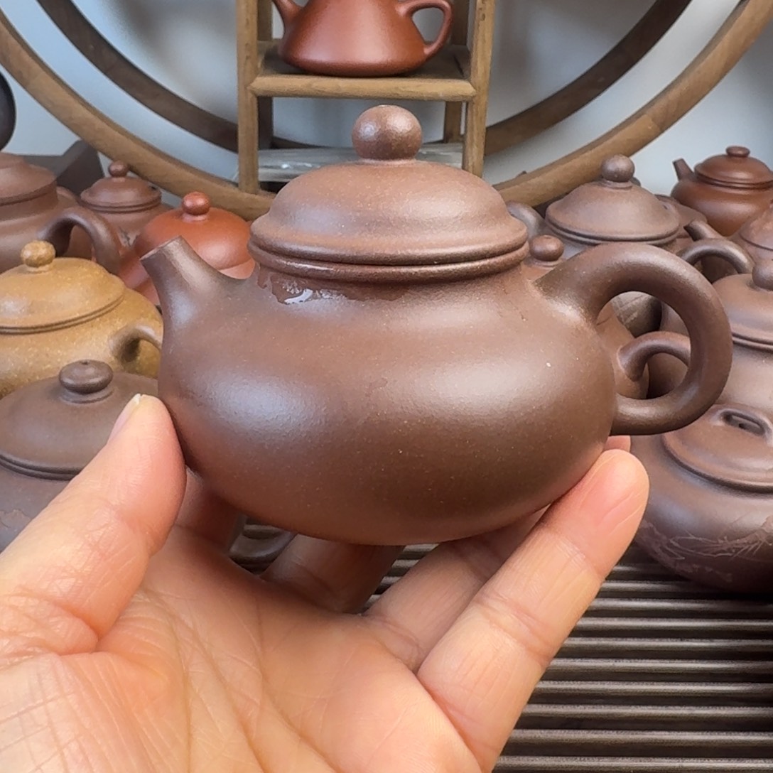 紫砂茶壶150cc容天嫩底槽清