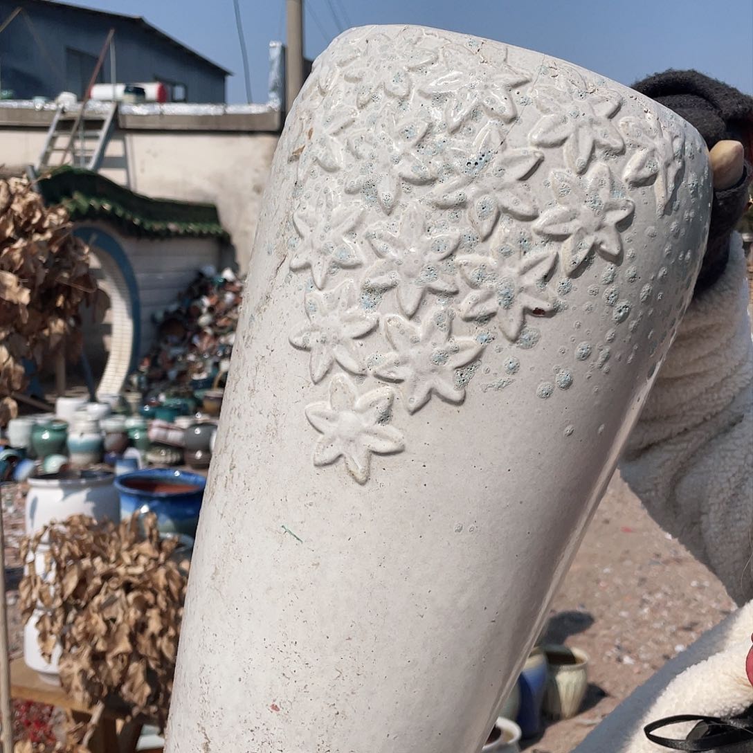 红陶王嫂花盆0213-561