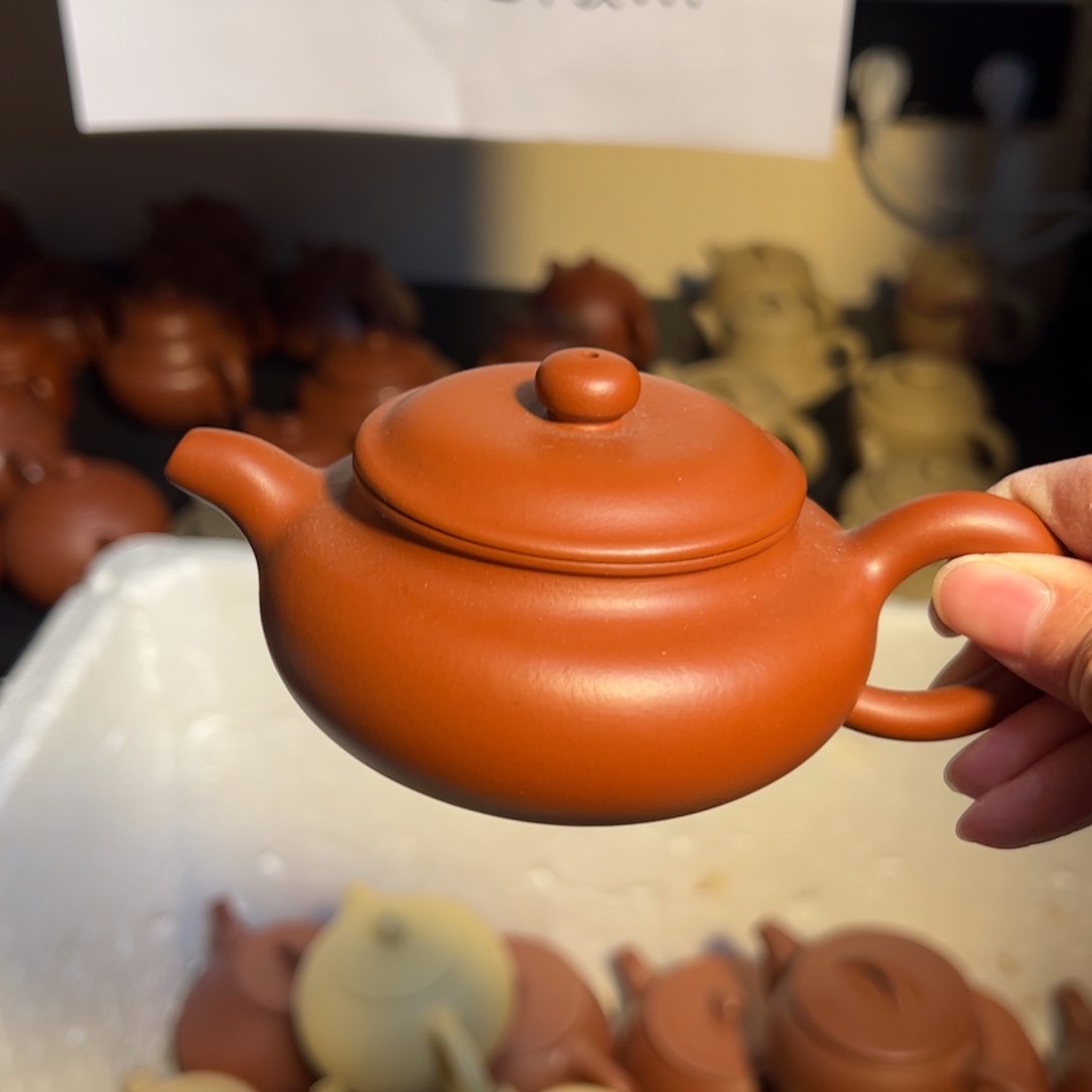 茶壶紫砂宜兴紫砂壶朱泥