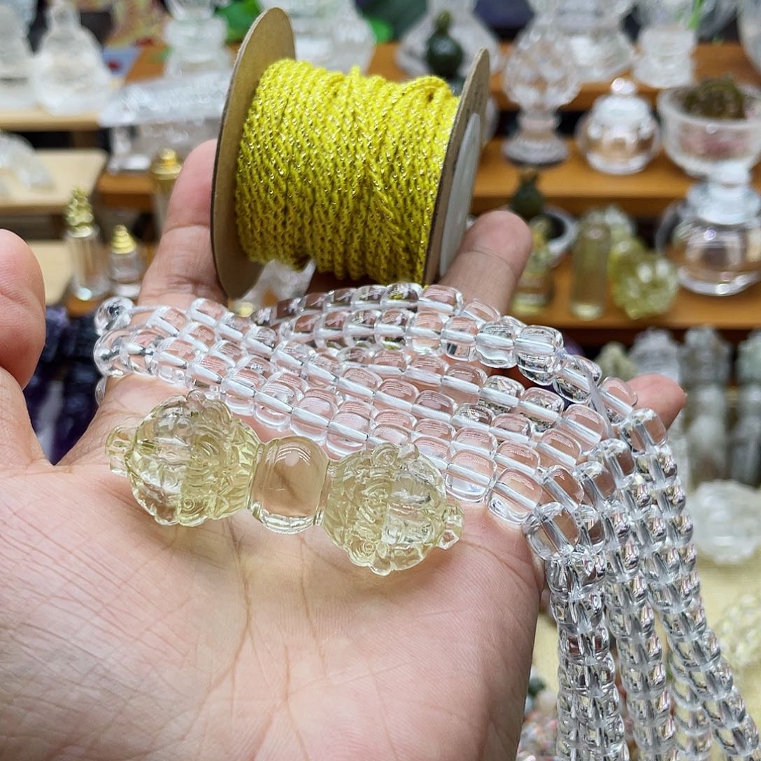 水晶颈饰未镶嵌謝****y定制吊坠