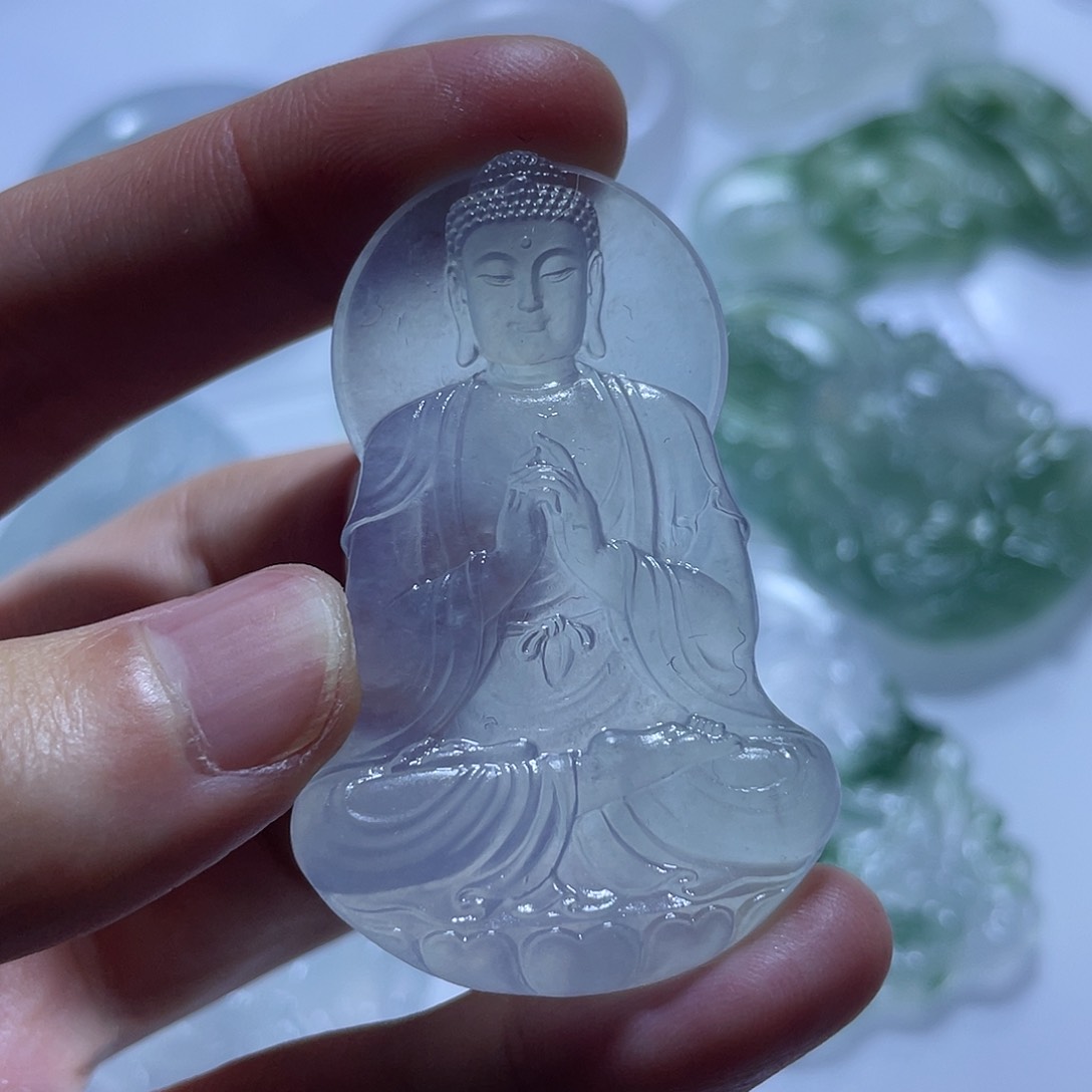 定制翡翠未镶嵌挂件