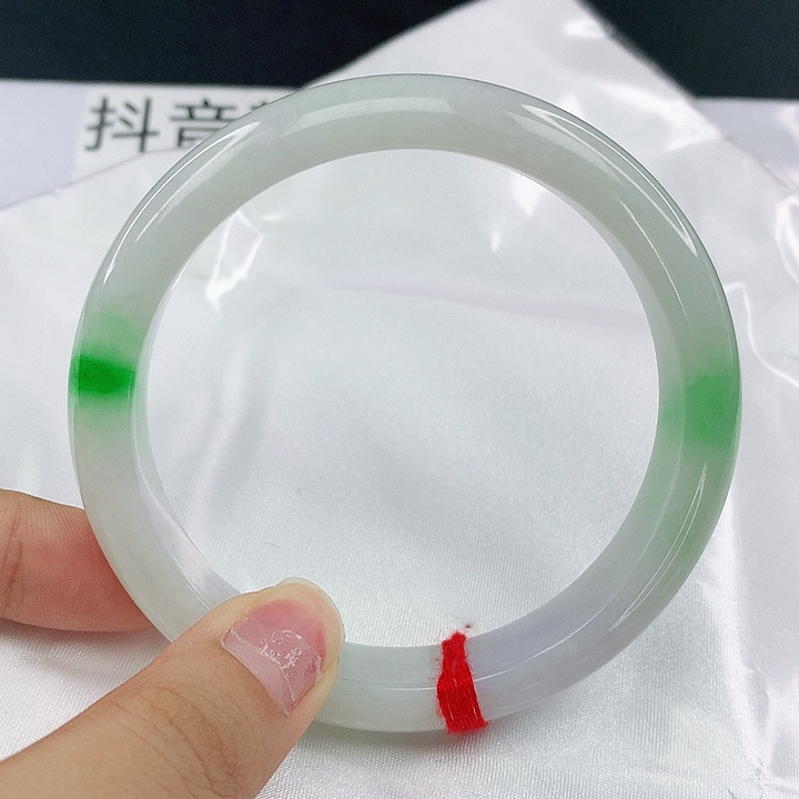 翡翠手镯未镶嵌圈61.8，1203