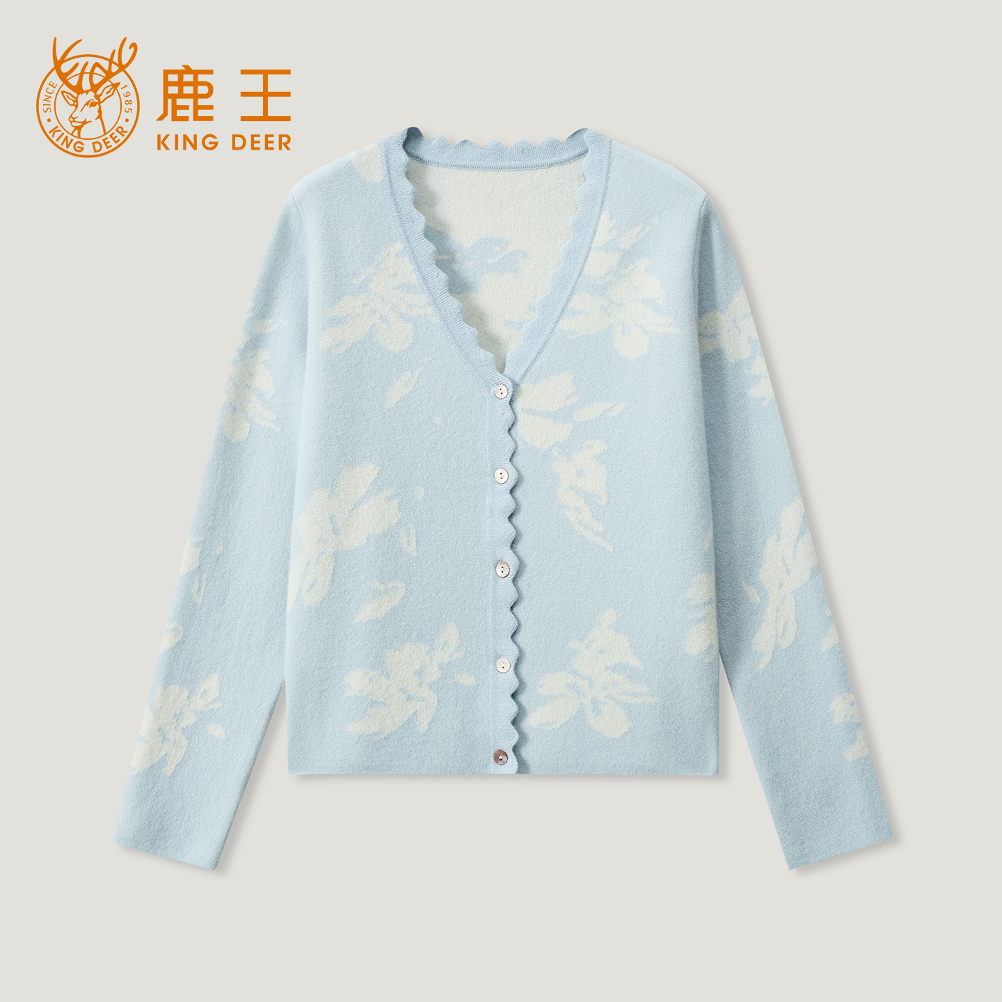 King Deer/鹿王羊绒秋冬新款女式长袖羊绒衫L805597