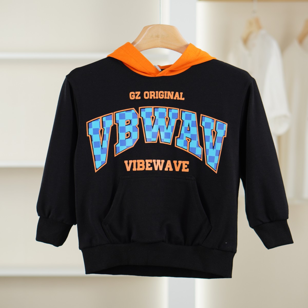 麦迪尚品 一路童行 31208169 春秋时尚儿童连帽拼色卫衣童装