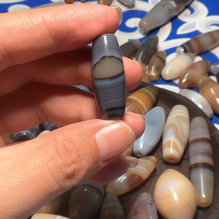 玛瑙/玉髓吊坠(不含链)未镶嵌自**喜