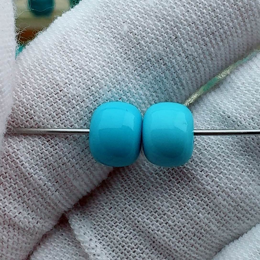 绿松石老型对珠7未镶嵌