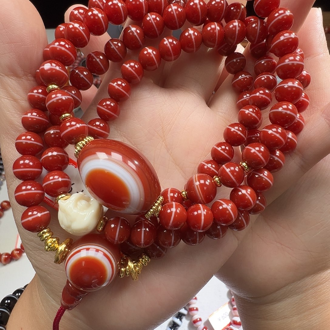 玛瑙/玉髓合金手串