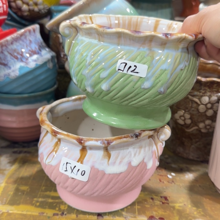 凑9块包邮，有孔花盆