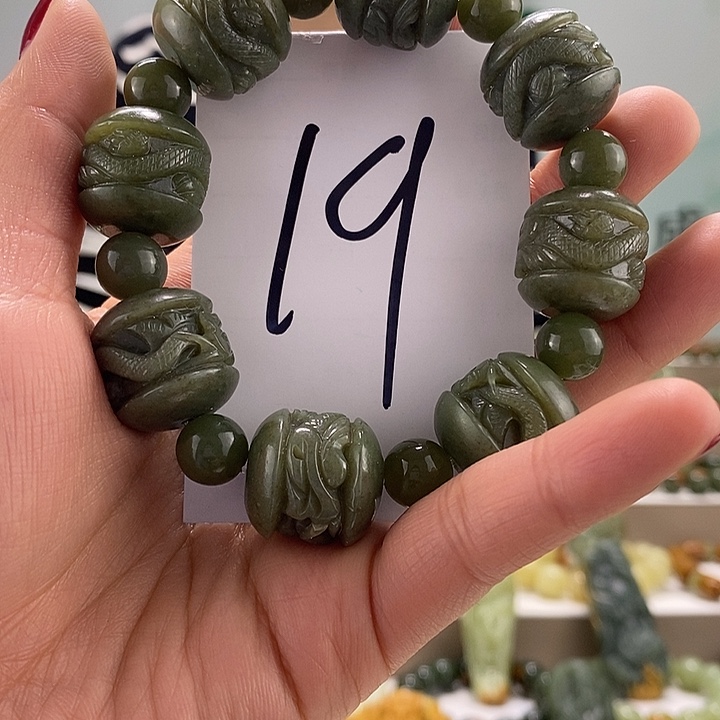 和田玉手链未镶嵌