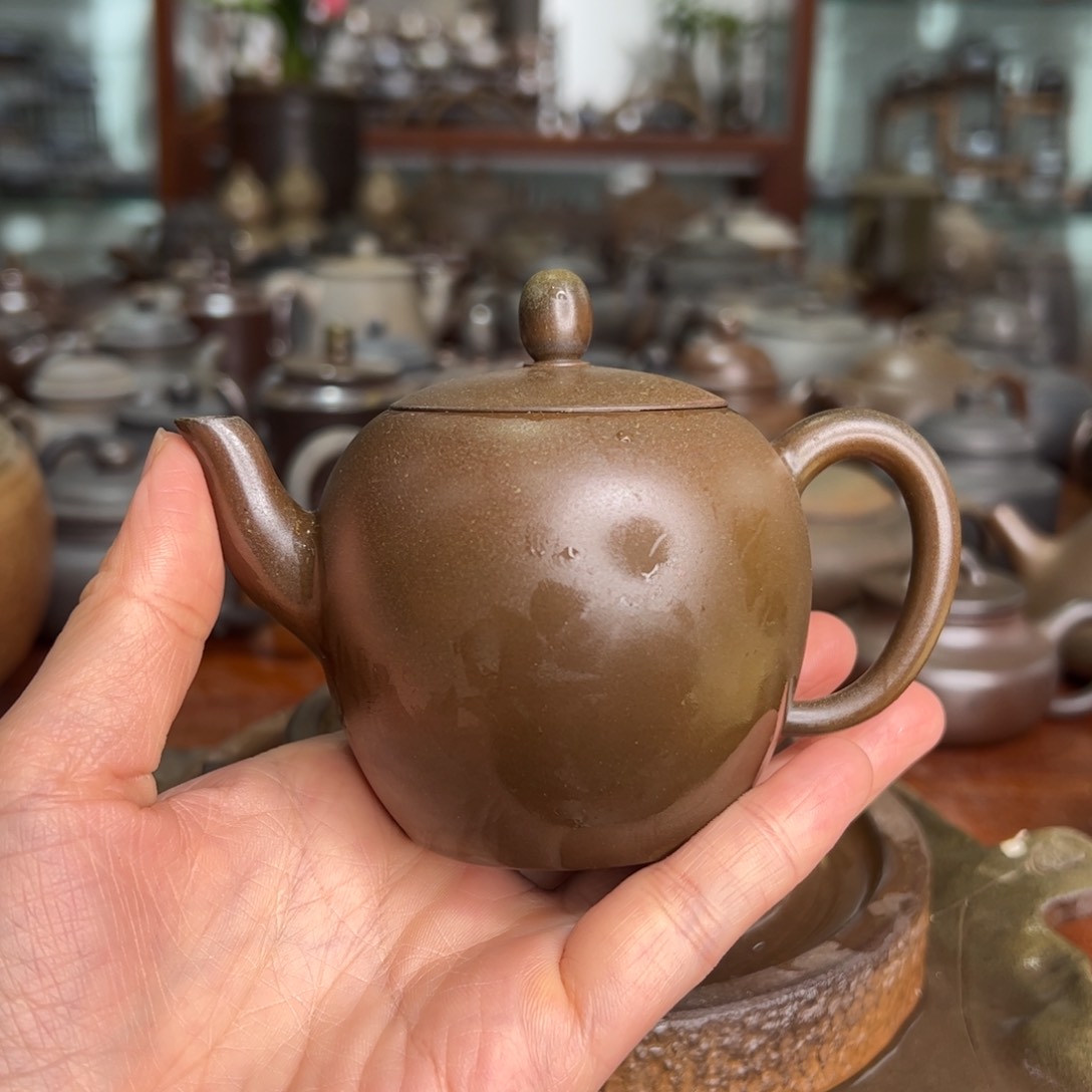 贵台龙窑柴烧茶壶A70
