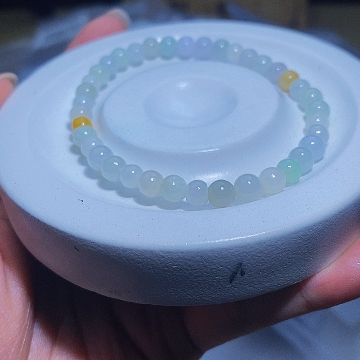 未镶嵌手串翡翠天然缅甸A货翡翠5.2