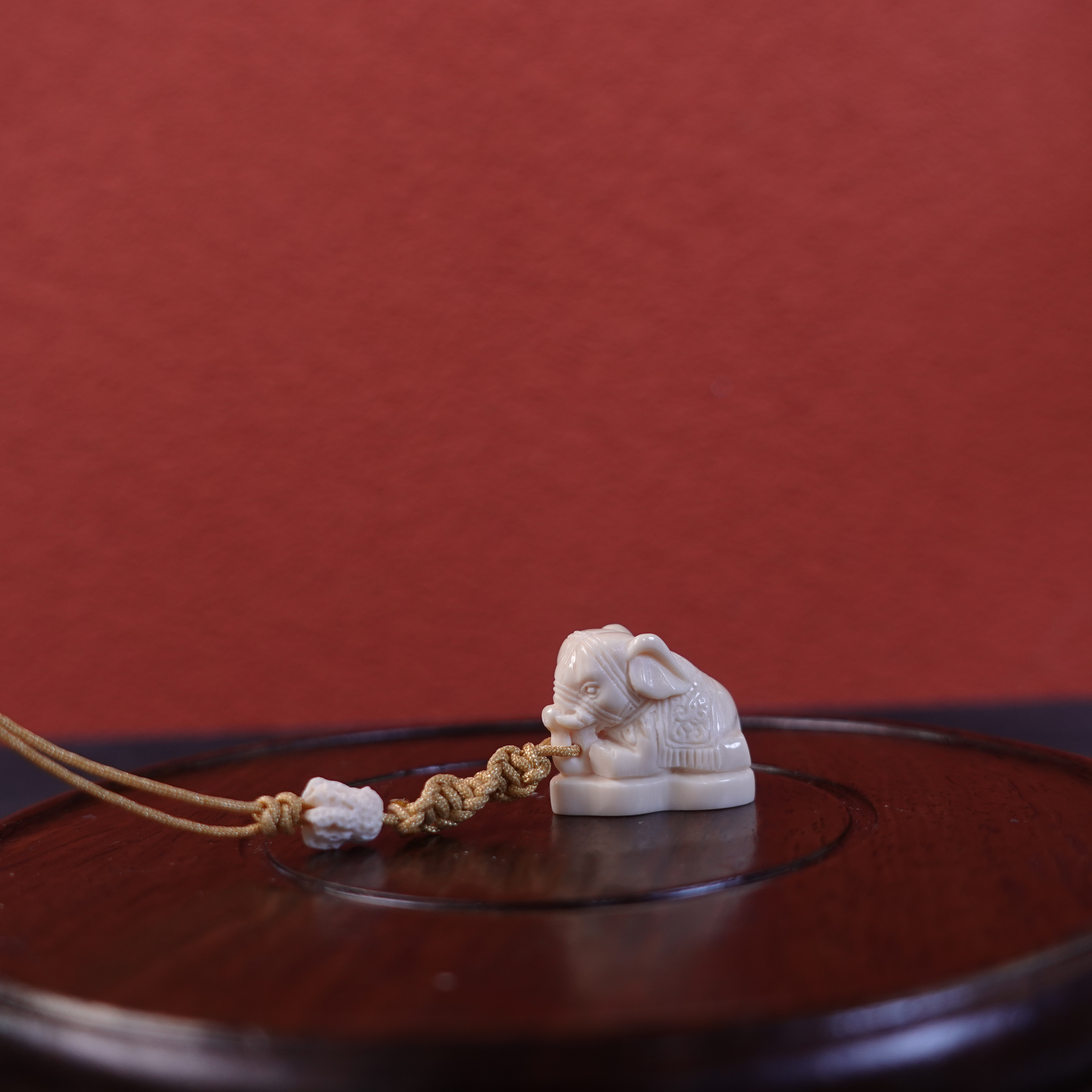 胡北(省大) 猛犸牙吉祥如意挂坠 Y918