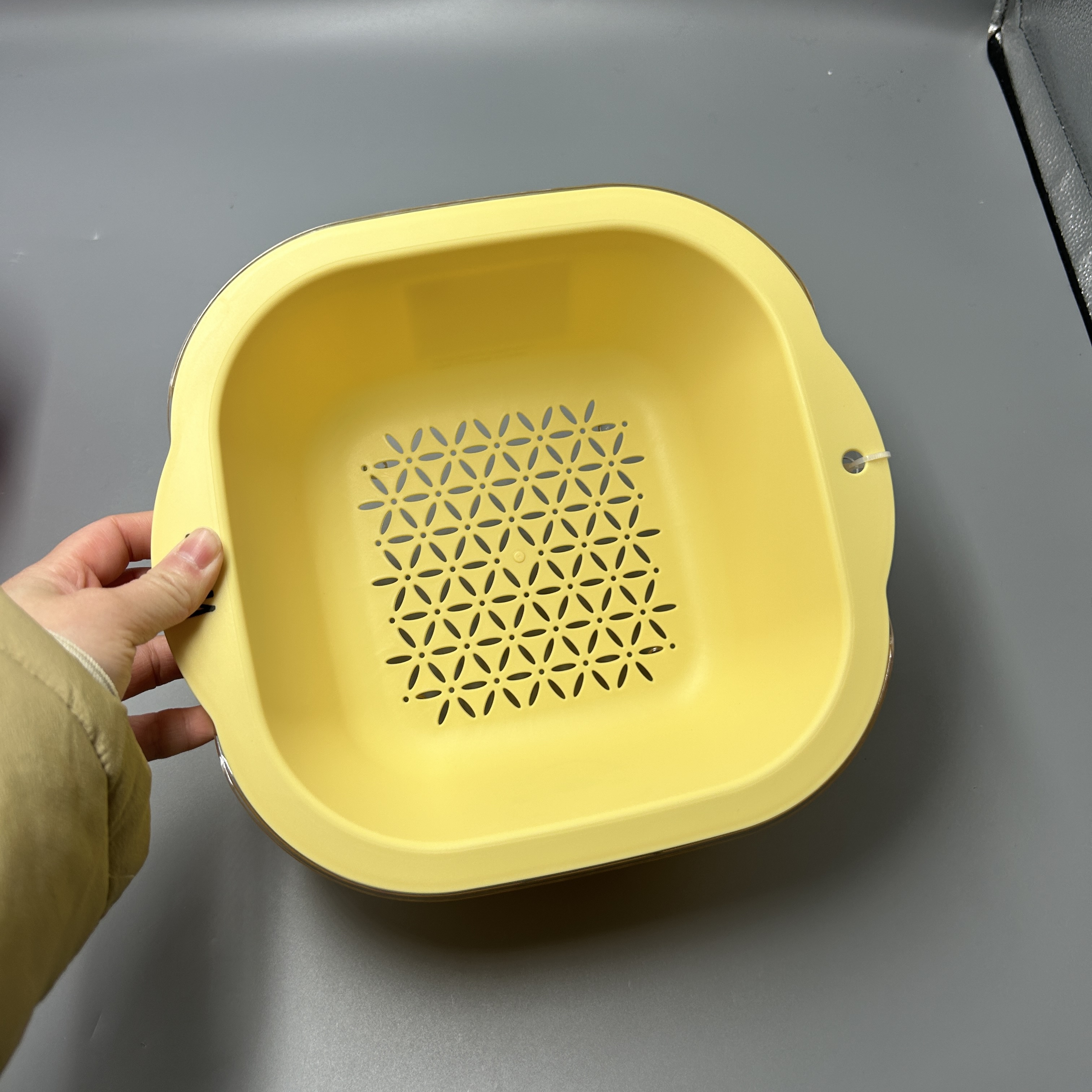 K252370 沥水篮2件套 两套 24.5*22.5*10cm