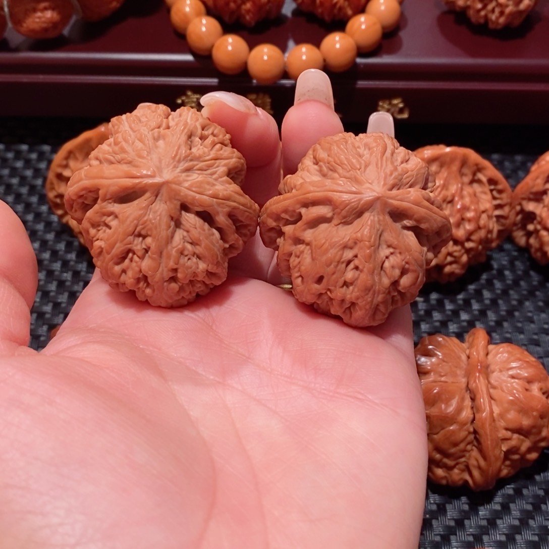 文玩核桃把件大粗筋