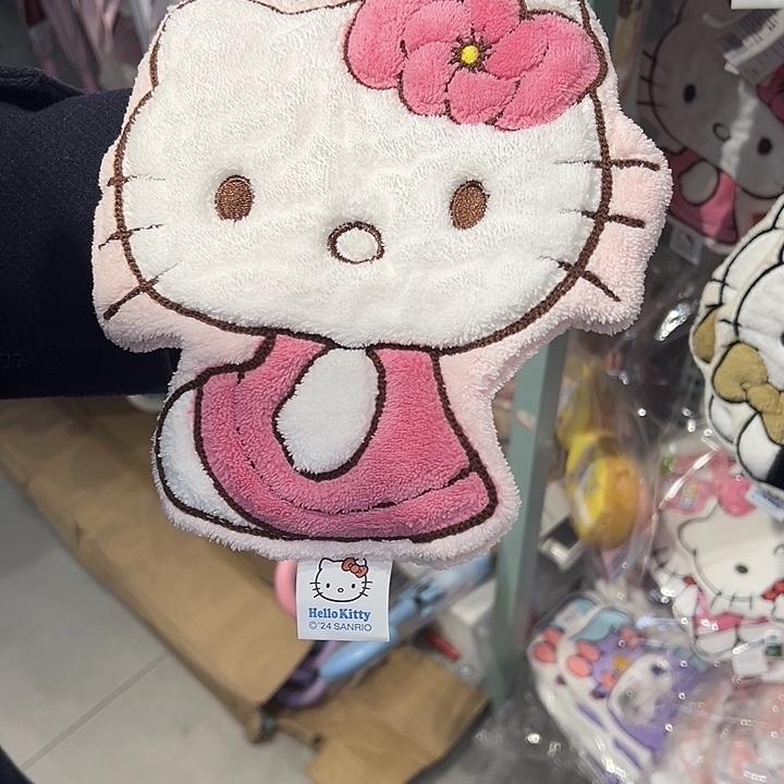 粉色kt擦手巾可爱毛绒