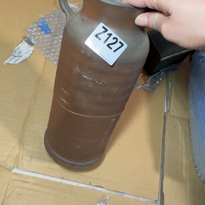 备前烧作品备前烧作品底部窑裂