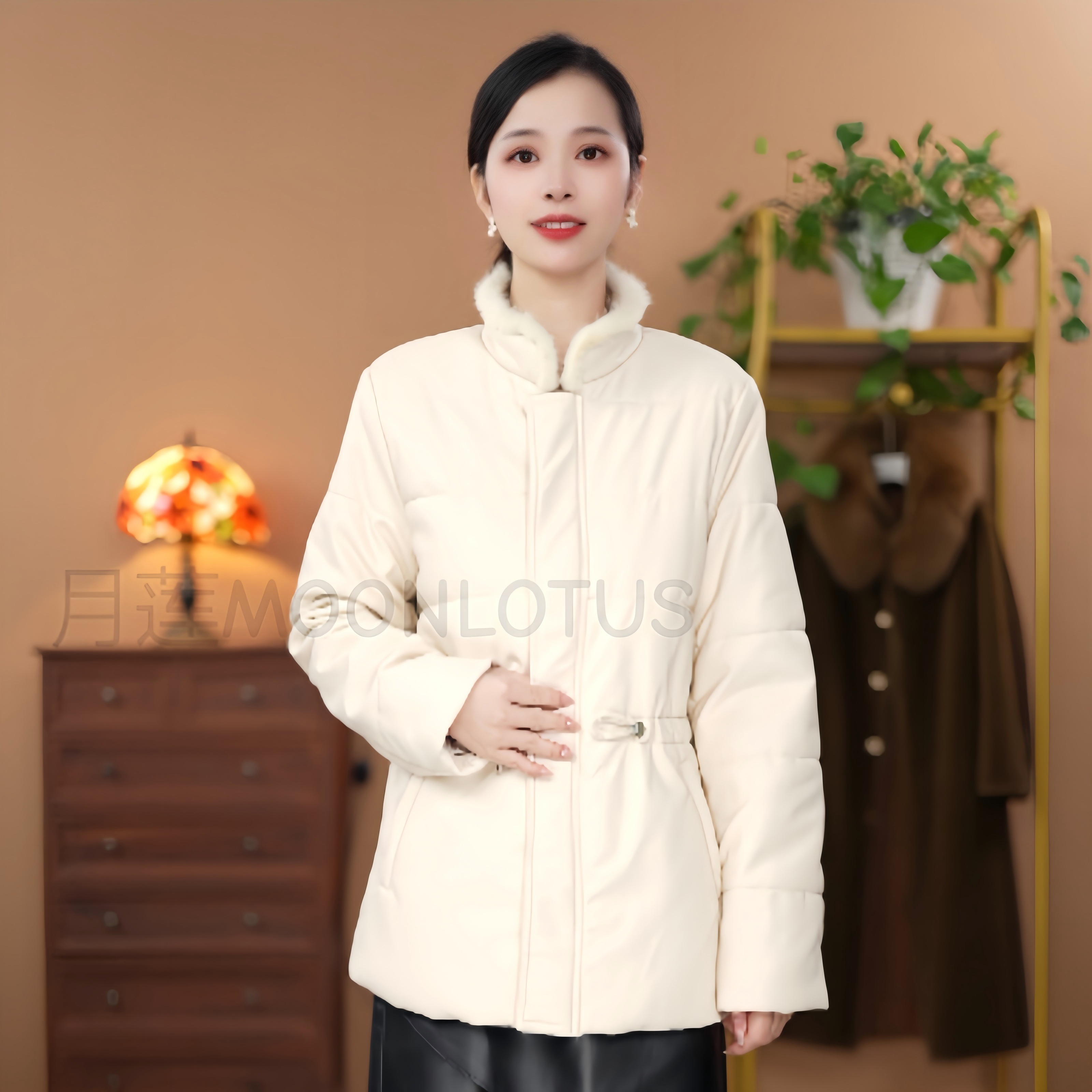 【老板补贴】89005  韩系高级感新款时尚气质保暖外套简约