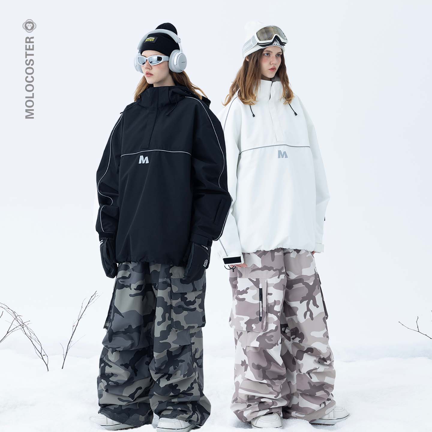 MOLOCOSTER西猿2526新款防水保暖男女单双板户外运动滑雪裤