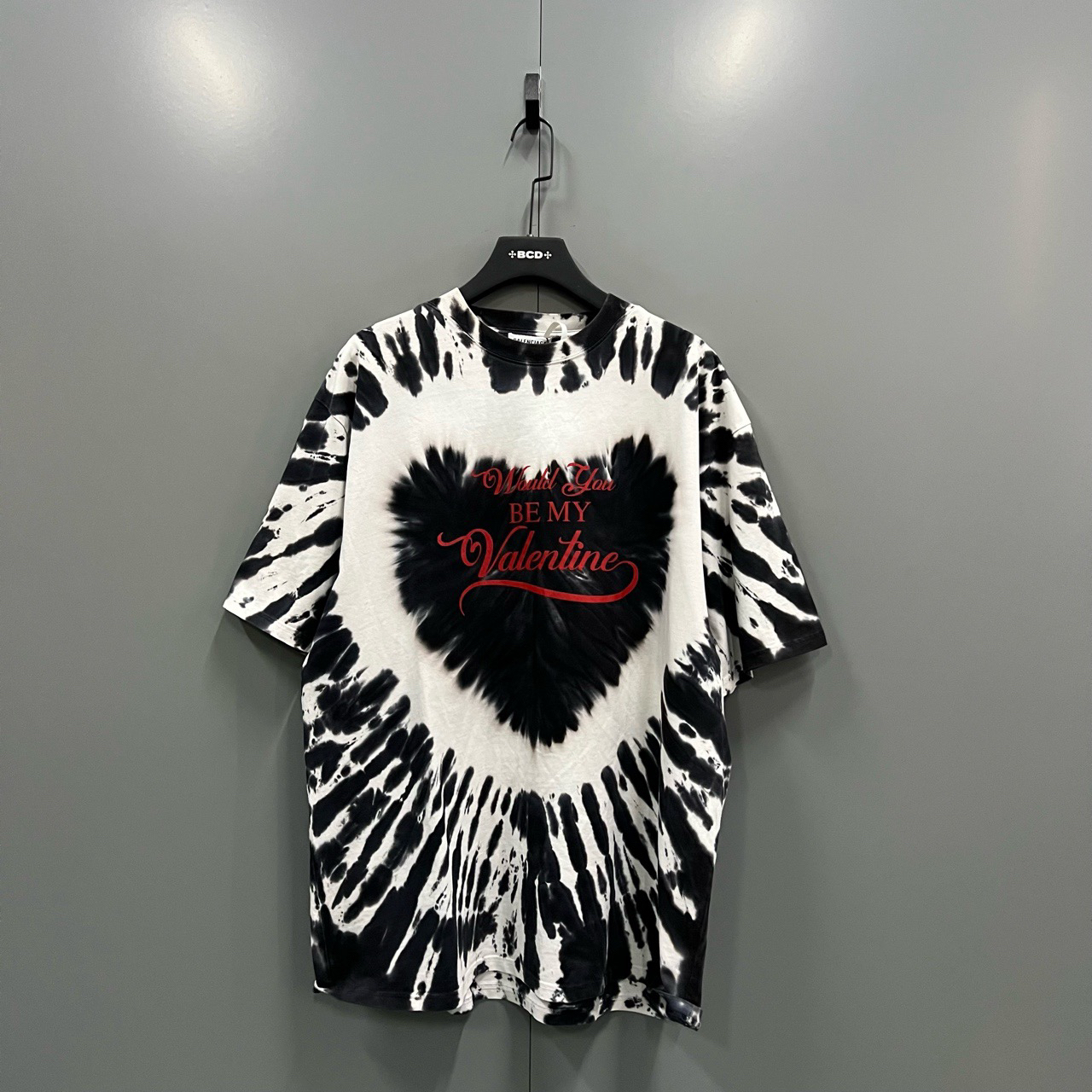 Balenciaga 巴黎世家 扎染爱心短袖 S码/95新/4800/无配件 bc014