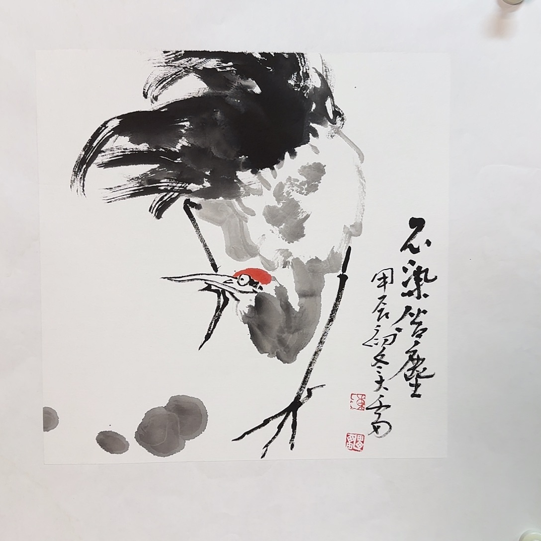 国画大雷老师手绘作品