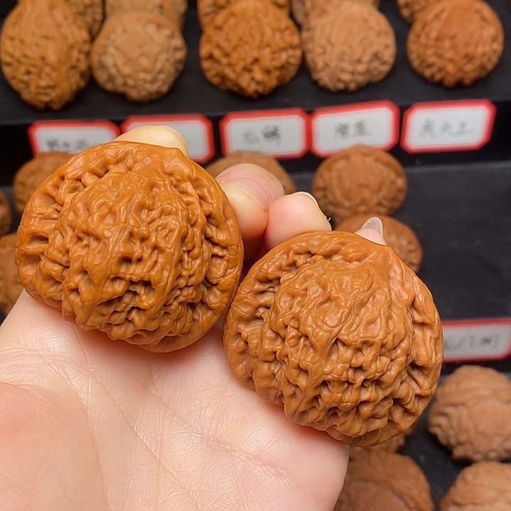 文玩核桃把件金公子45有修