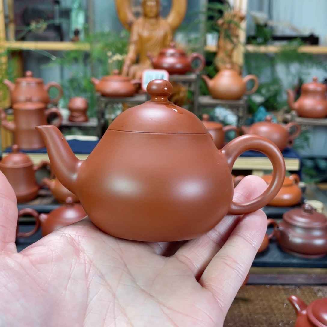 紫砂茶壶陈**陈朱泥梨壶