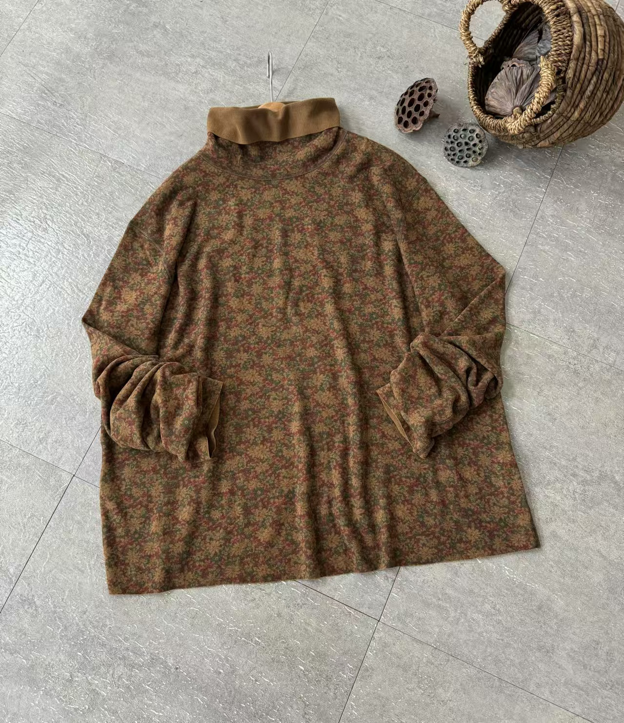 3597高领打底加厚冬季上衣 自制无吊牌介意慎拍