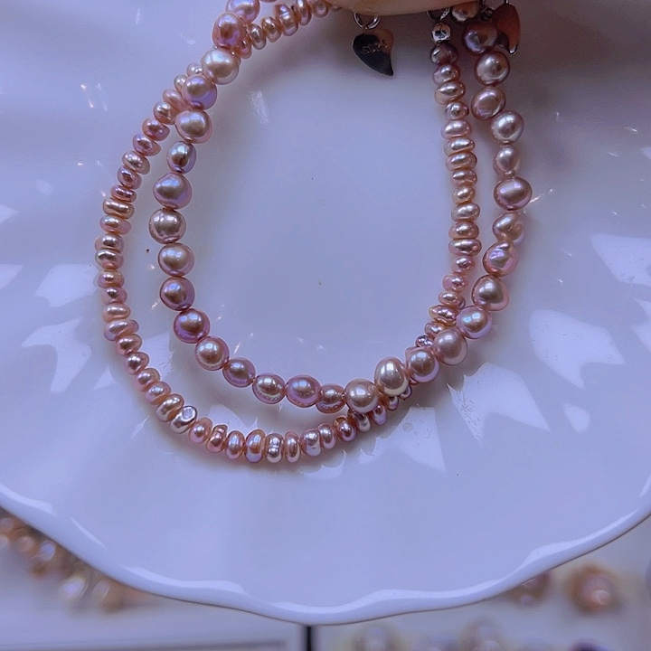 淡水珍珠手绳合金