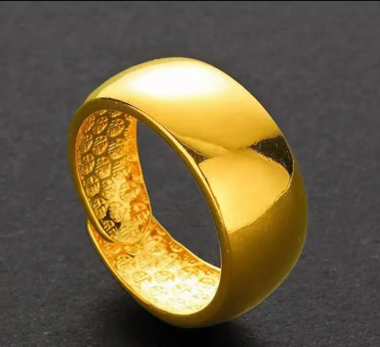 【福字戒指】民族光面百搭实心活口 戒指-多样性发其一