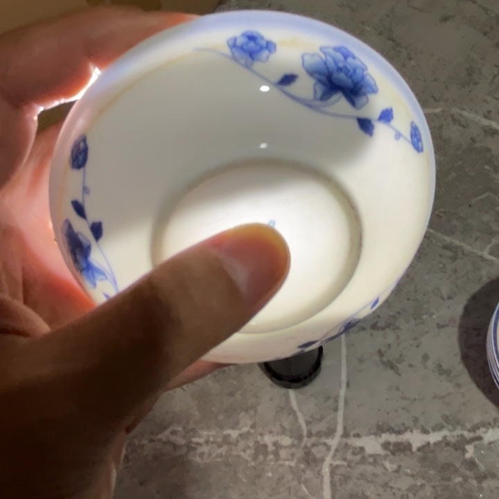 琉璃手工艺品三点五寸红叶陶瓷一个