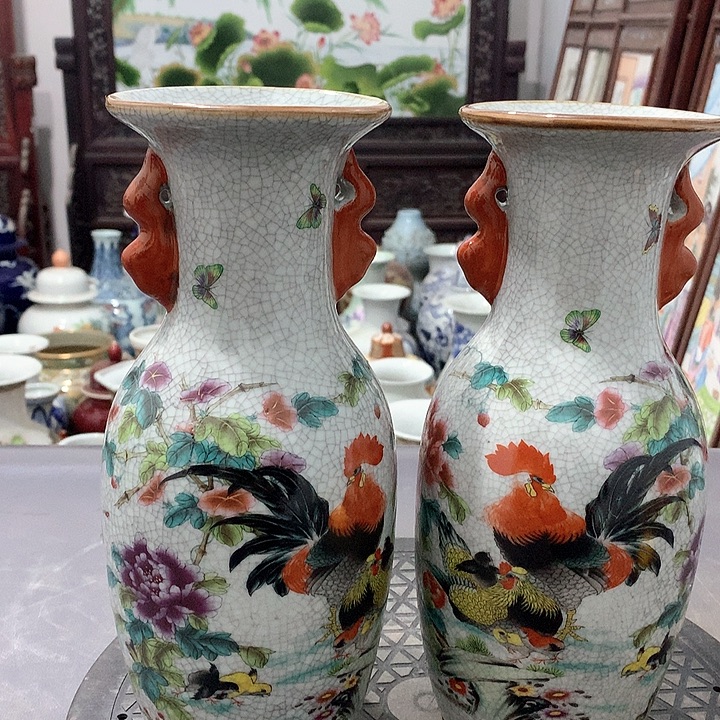 摆件陶博古架陶瓷摆件