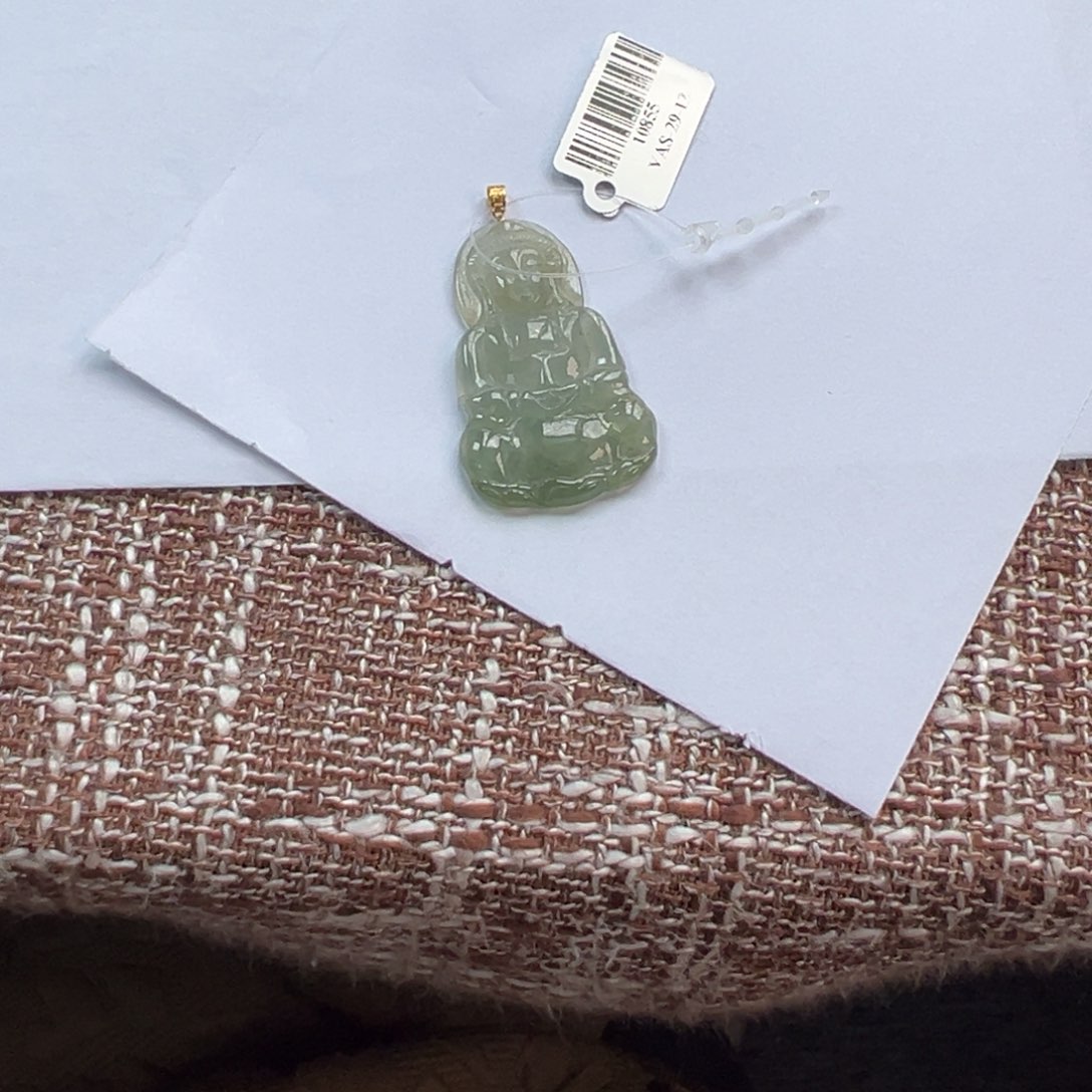 翡翠挂件未镶嵌吊坠