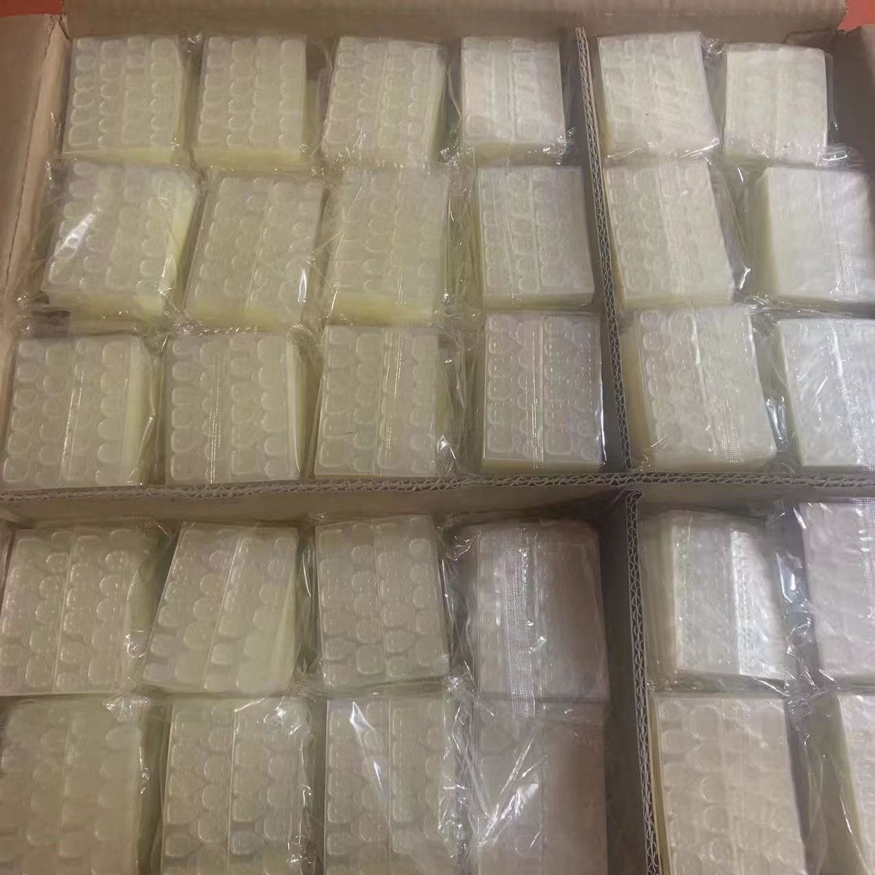 加大超薄高粘果冻胶用于假指甲穿戴甲片美甲双面贴片