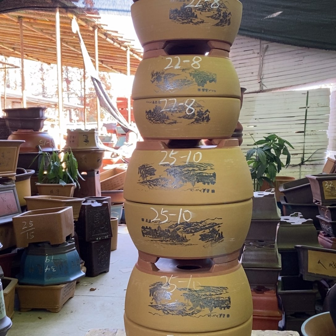 紫砂花盆紫砂紫砂