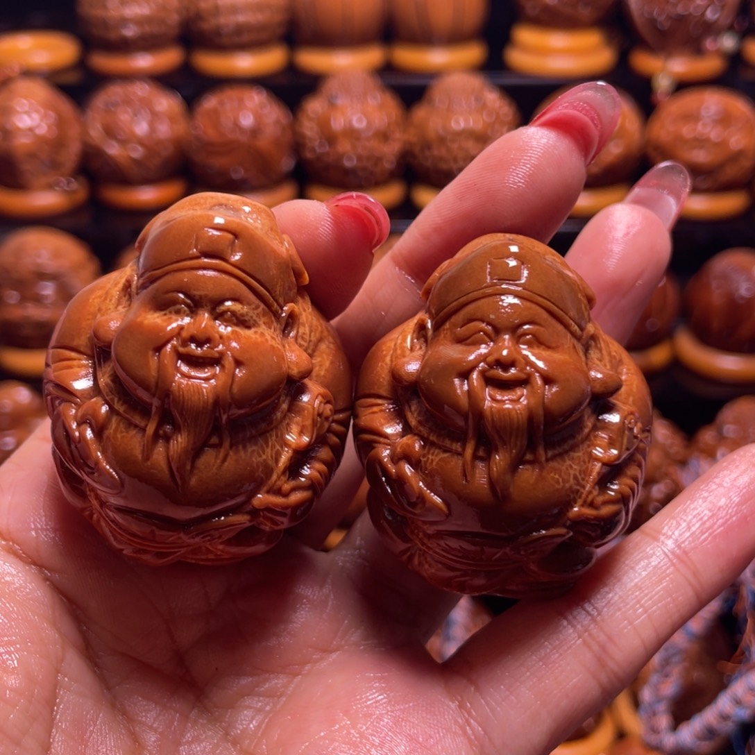 橄榄核手串/手链财神3.8