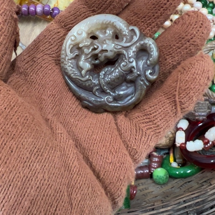 记***忆和田玉（青白玉）未镶嵌挂件