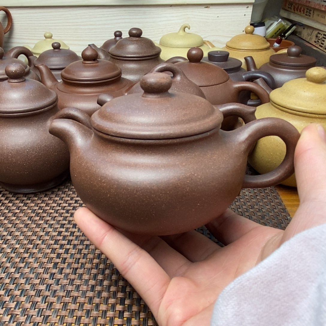 紫砂茶壶非****长微瑕仿古