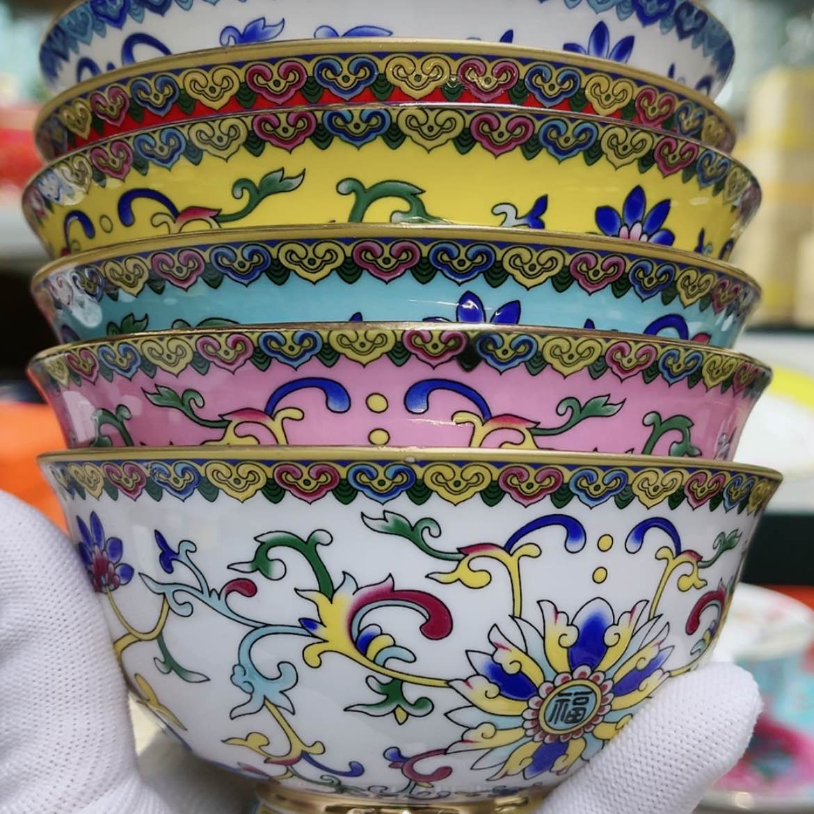 【闪购商品】骨瓷4.5寸6个………………………………