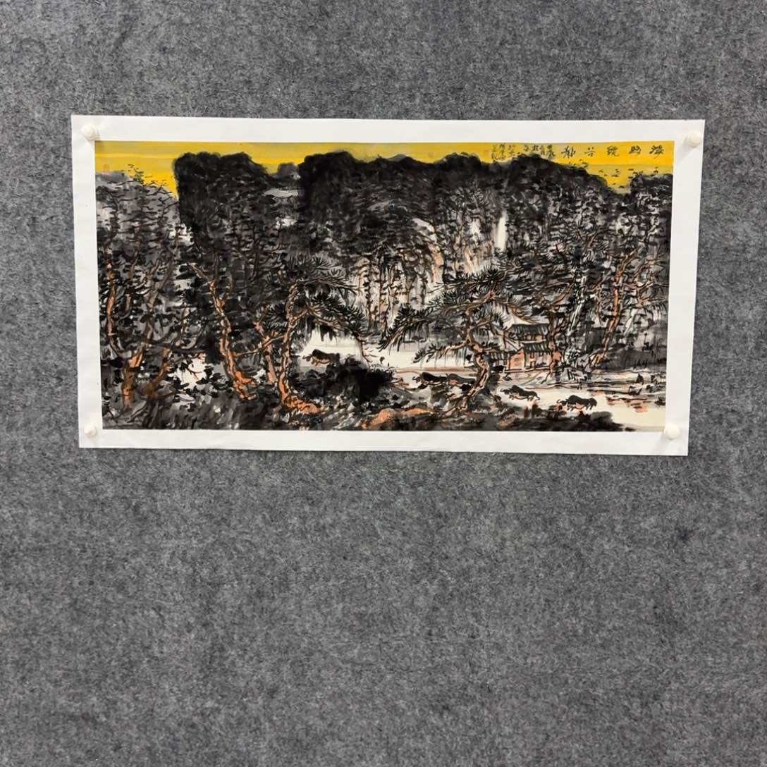 国画国画ZJG国画作品