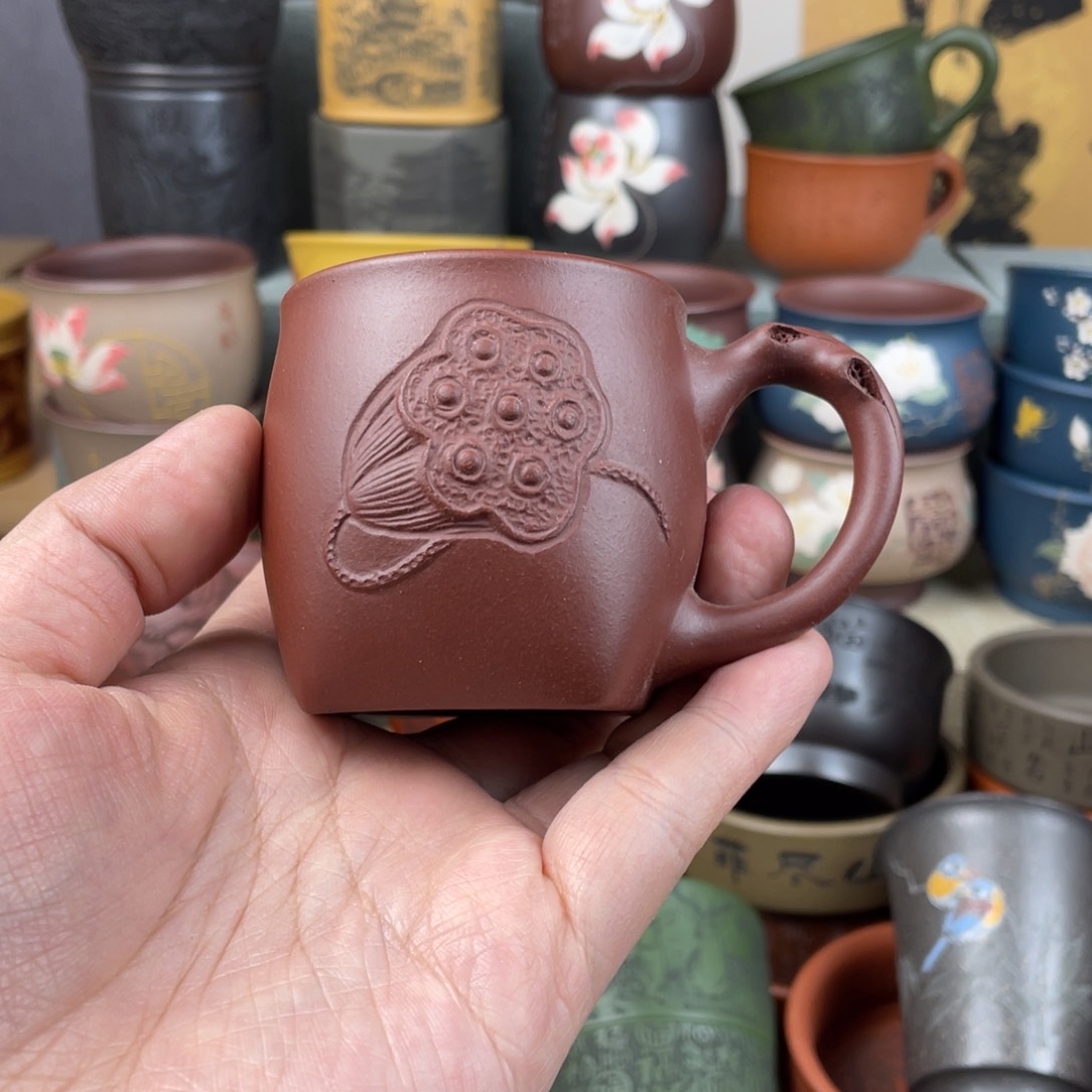 紫砂茶杯紫砂茶杯