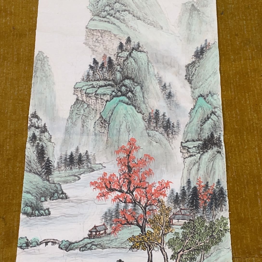 国画国文老师三尺整纸5555