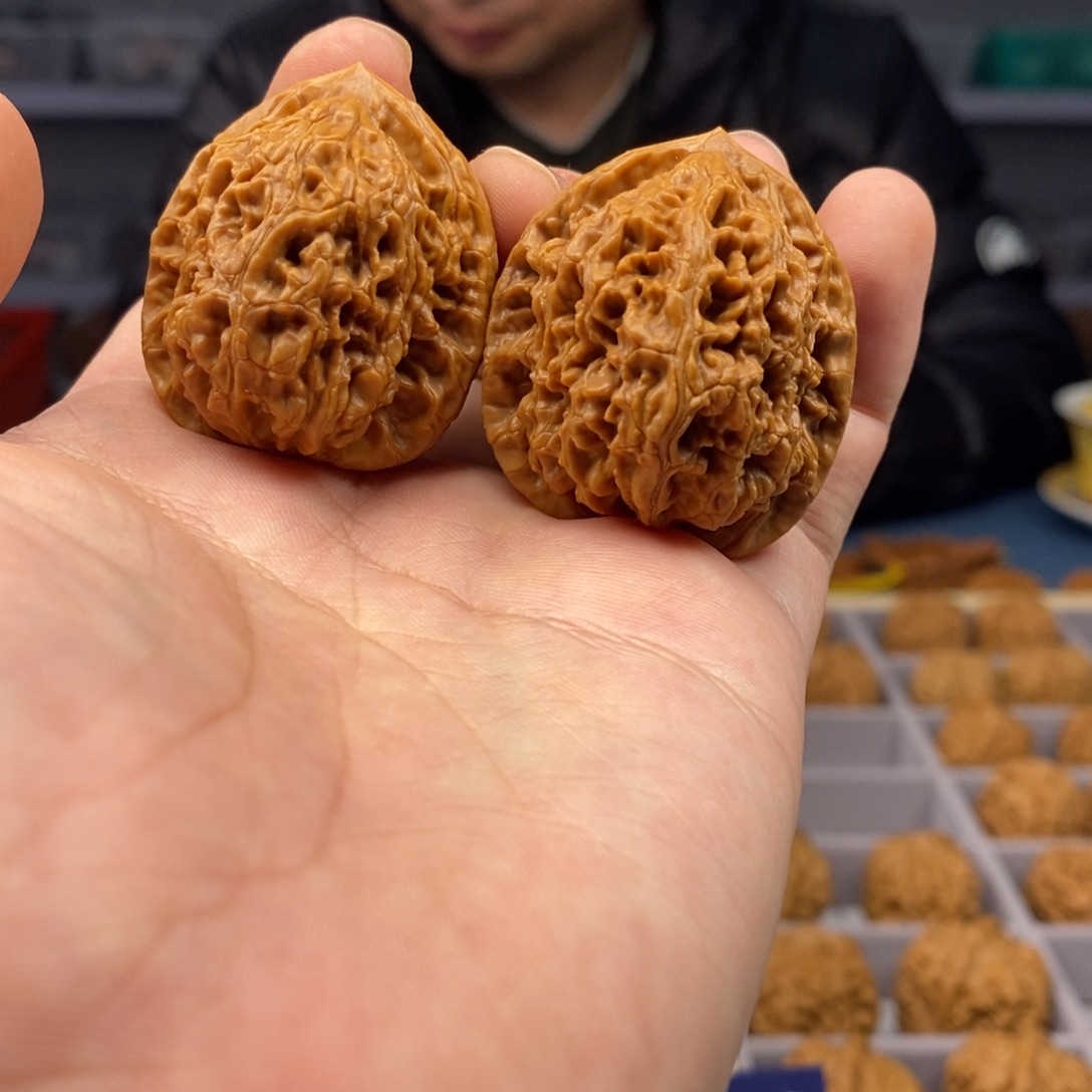 把件文玩核桃微修38mm水龙纹