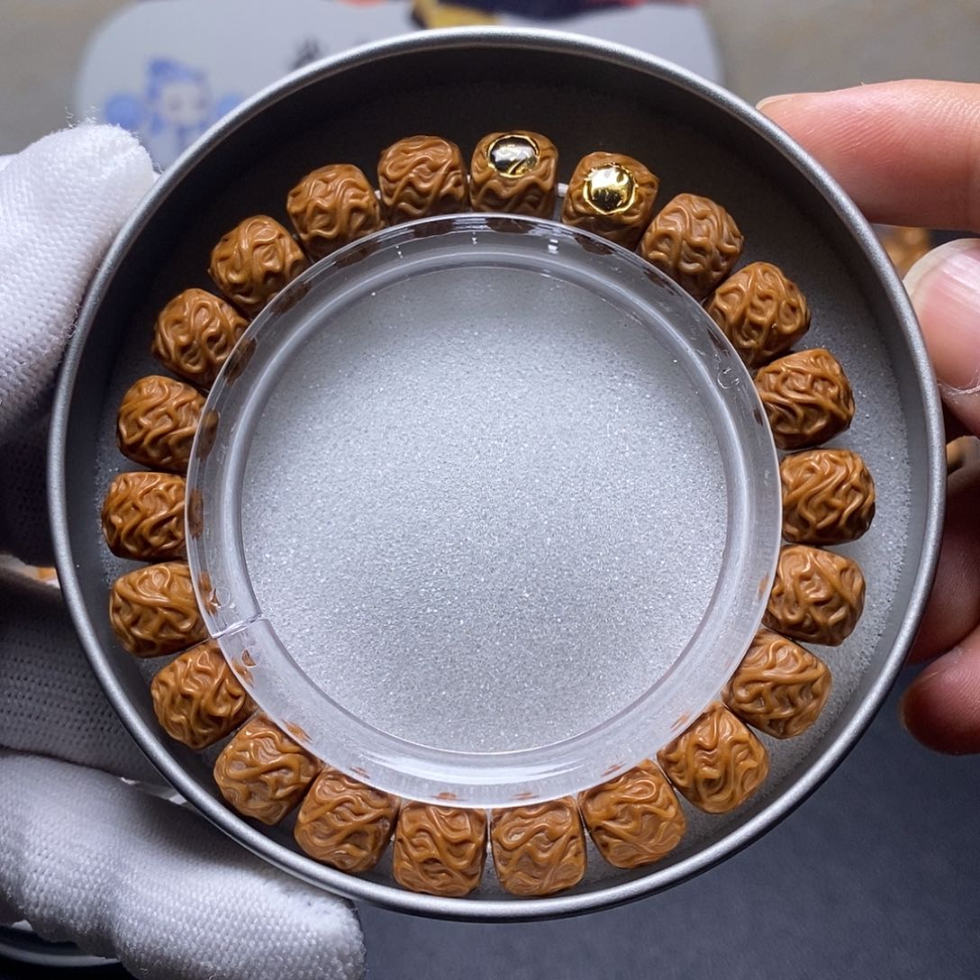 猴头核桃手串双标毕业虎须尺寸10+全品34号