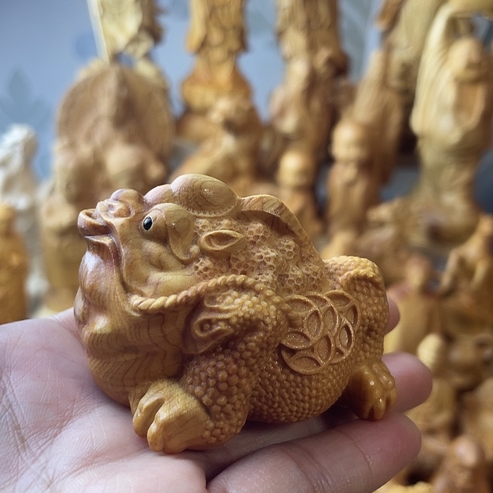 柏木（崖柏）崖柏三足金蟾