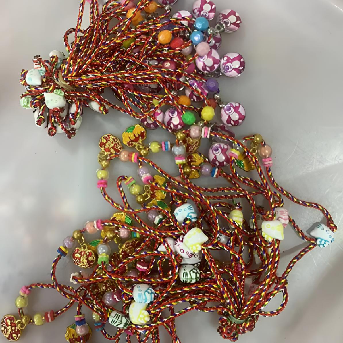 男女通用拼色手链