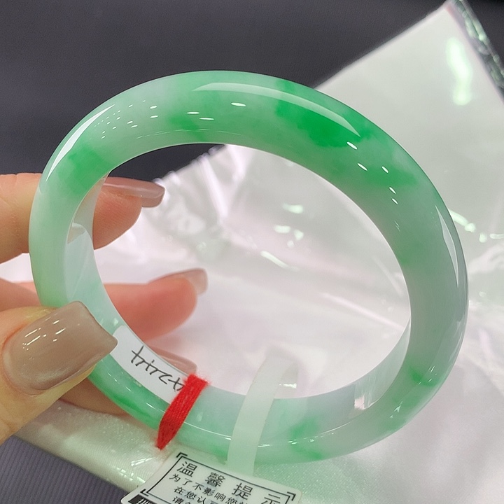 未镶嵌手镯翡翠正圈57