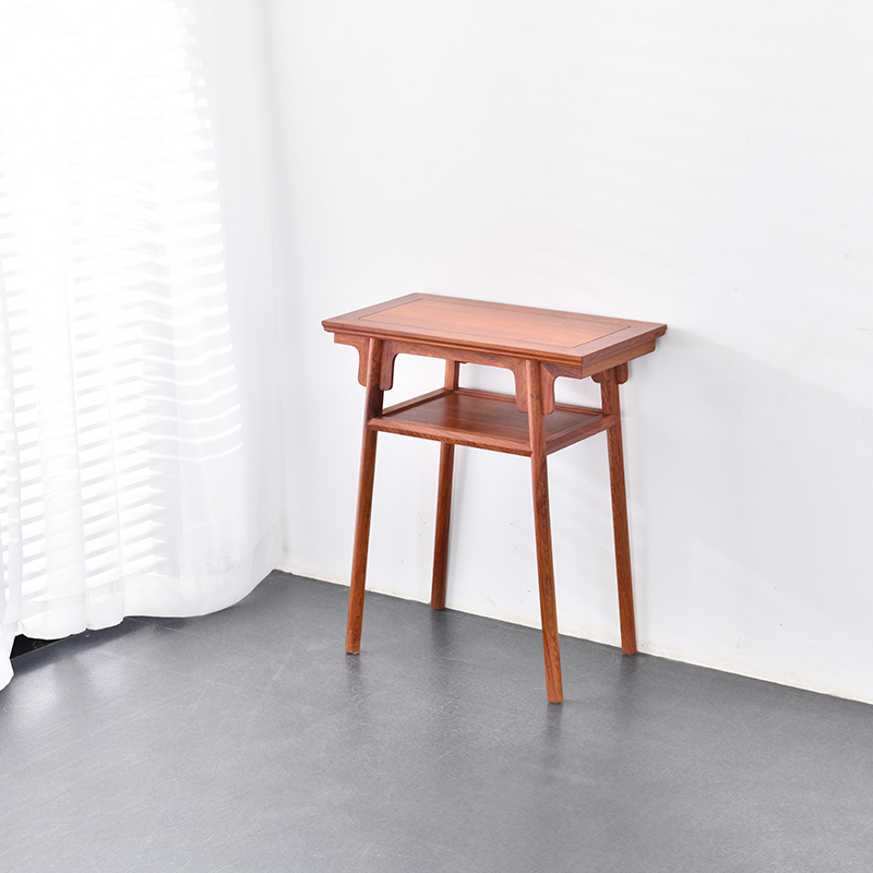 红木家具高端实木家具大果紫檀带屉板平头案红木条案一炷香条案