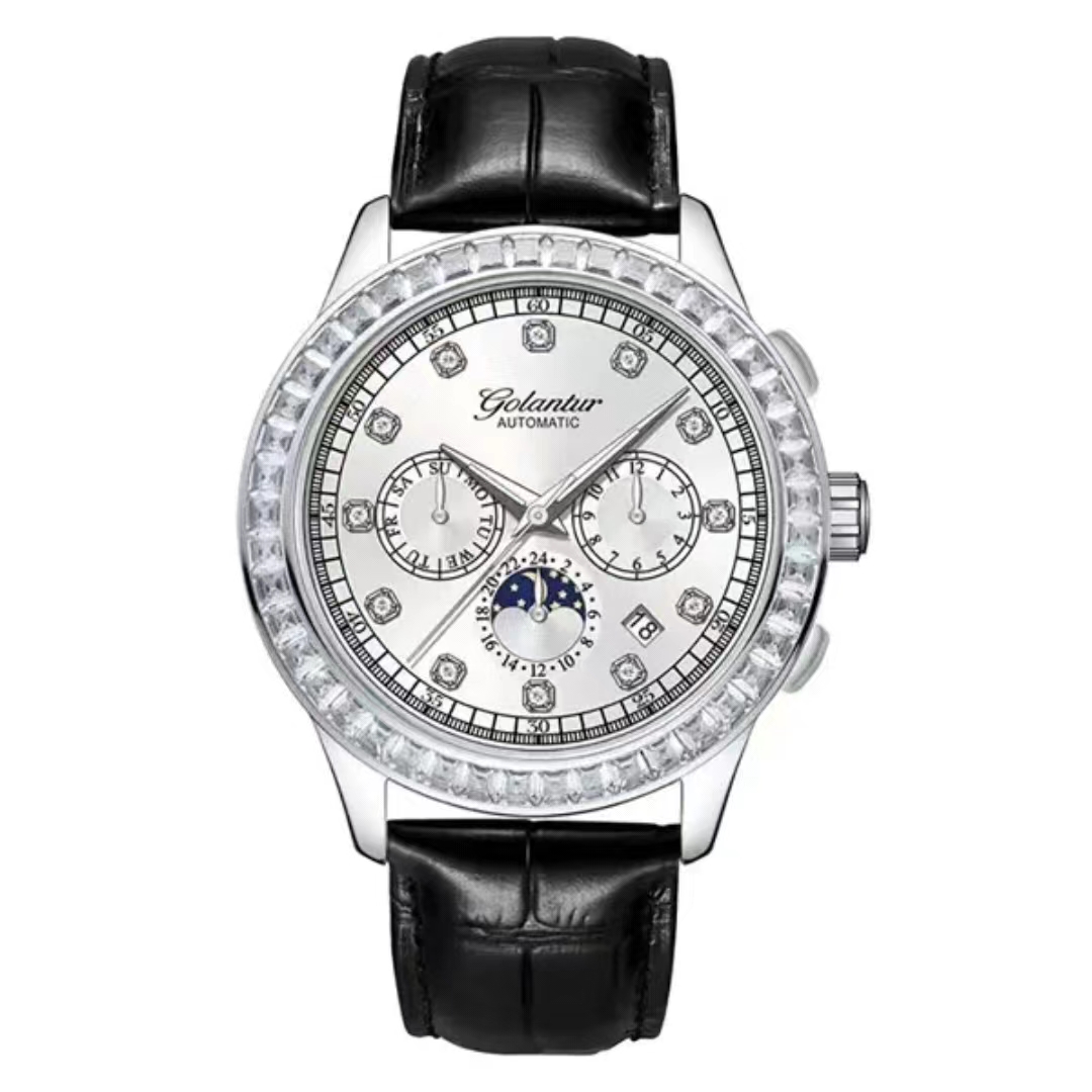 男士全自动机械腕表多功能机械手表男+礼盒（婷姐）