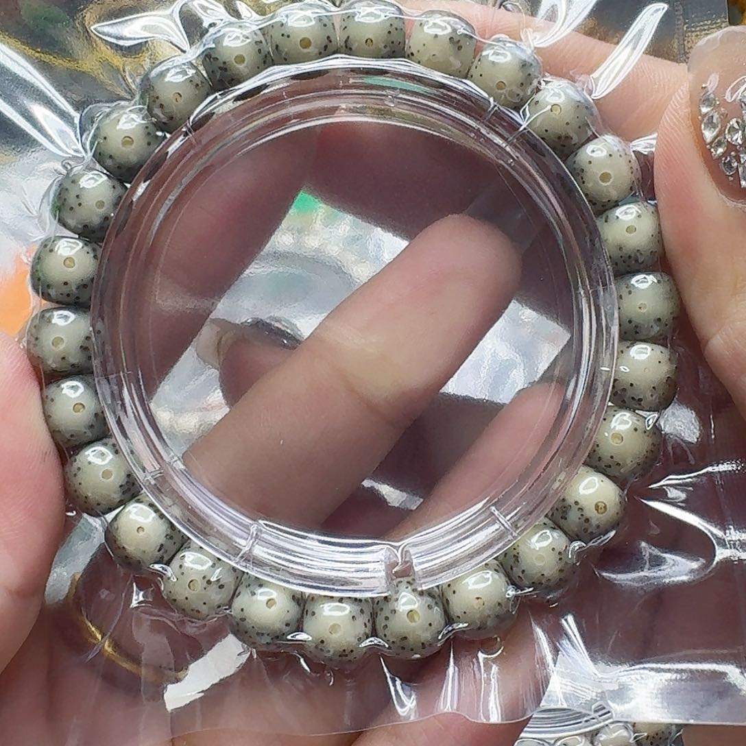 手串星月菩提28高端卡姿兰星月绿包白星月98桶单圈