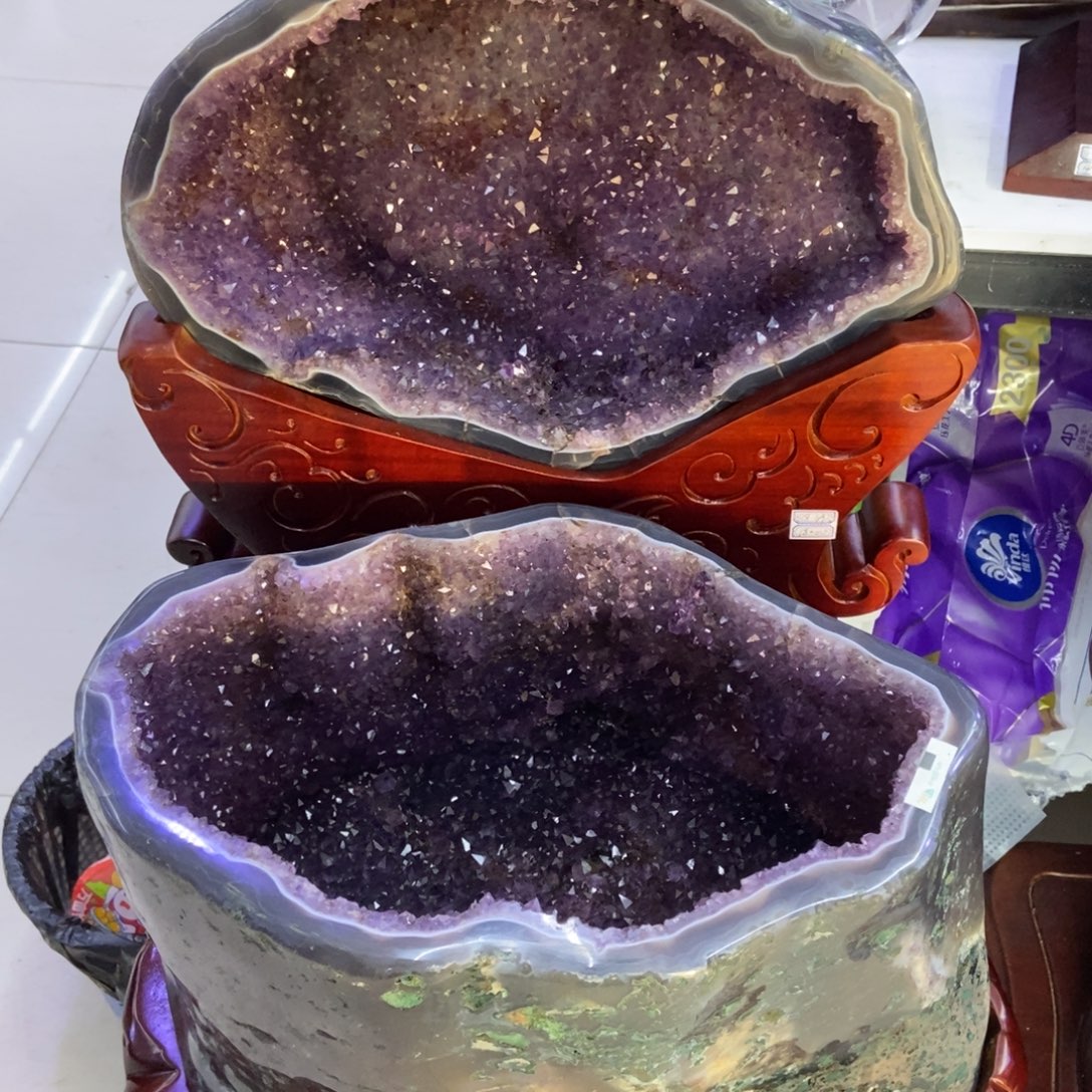 未镶嵌紫晶大型摆件（非配饰）潘